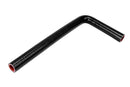 HPS Performance Silicone Elbow - 90 Degree – Length 4" and 6", 4-ply Polyester, 350F | HTSEC90-062-L4X6-BLK - HTSEC90-062-L4X6-BLK