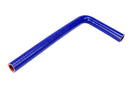 HPS Performance Silicone Elbow - 90 Degree – Length 4" and 6", 4-ply Polyester, 350F | HTSEC90-050-L4X6-BLK - HTSEC90-050-L4X6-BLUE