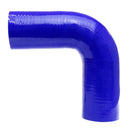 HPS Performance Silicone Elbow - 90 Degree – Length 5", 4-ply Polyester, 350F | HTSEC90-112-BLK - HTSEC90-112-BLUE