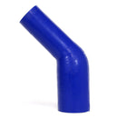 HPS Performance Silicone Elbow Reducer - 45 Degree – Length 5", 4-ply Polyester, 350F | HTSER45-050-062-BLK - HTSER45-050-062-BLUE