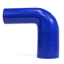 HPS Performance Silicone Elbow Reducer - 90 Degree – Length 5", 4-ply Polyester, 350F | HTSER90-150-175-BLK - HTSER90-150-175-BLUE