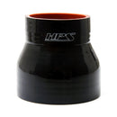 HPS Performance Silicone Reducer Coupler Hose – Length 3", 4-ply Polyester, 350F | HTSR-187-250-BLK - HTSR-187-250-BLK