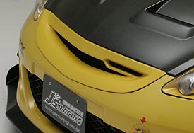 J's Racing Type-S Front Grill - 07-08 Honda Fit (GD3/4)