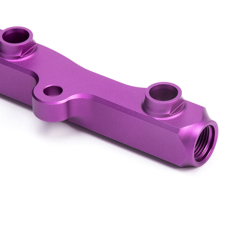 K-Series Fuel Rail in Satin Purple Finish