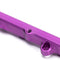 K-Series Fuel Rail in Satin Purple Finish