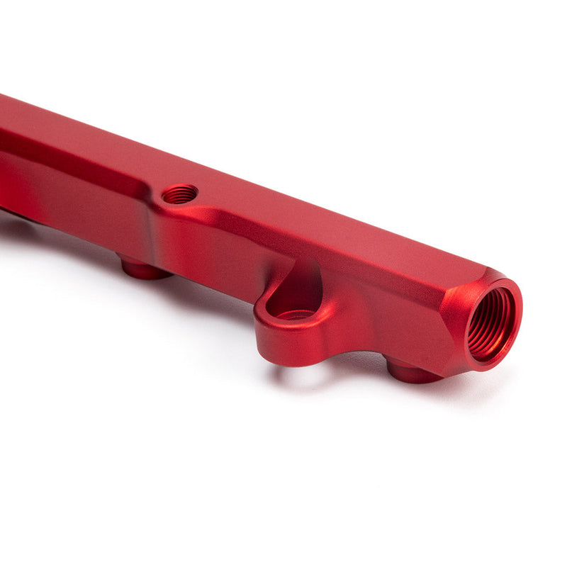 K-Series Fuel Rail in Satin Red Finish