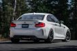 MBRP 3" Quad Rear Exit T304 Stainless Steel Resonator-Back Exhaust – 2019-2021 BMW M2 Competition 3.0L – MBRP S45023CF exact SKU product image