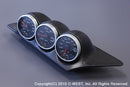 C-West Meter Hood For 60Φ 3 METERS For LEFT HAND DRIVE - 10-17 Honda CR-Z (ZF1/ZF2)