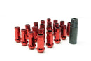 MUTEKI SR48 48mm Open End Lug Nuts - 12x1.25 | Red