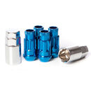 MUTEKI SR48 Open End Lug Nut Lock Set - 12x1.25 | Blue