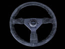 Personal Neo Grinta Steering Wheel - 350mm | Black / Black Suede / Black Stitch