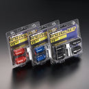 WedsSport Closed-Ended Racing Wheel Locks w/ Key (Aluminum Type) - 12x1.50 / Red