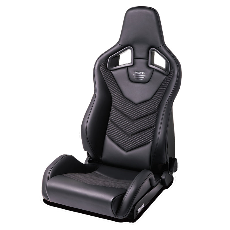 Recaro Sportster GT Seat - Leather Black / Carbon Weave Fabric / Right Hand
