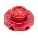 Podium Oil Cap in Satin Red for Hondas/Acuras