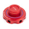 Podium Oil Cap in Satin Red for Hondas/Acuras