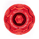 ACUITY Podium Oil Cap in Satin Red for Hondas/Acuras