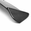 SEIBON STI-Style Carbon Fiber Rear Spoiler with LED Brake Light - 2008-2014 Subaru WRX/STI HB - alternate view 2