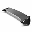 SEIBON STI-Style Carbon Fiber Rear Spoiler - 2008-2014 Subaru WRX/STI HB (shaved with no 3rd brake light)
