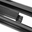 SEIBON SS-Style Carbon Fiber Side Skirts - 2009-2016 Nissan GT-R (Do not fit NISMO) - alternate view 2