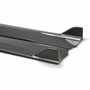 SEIBON TB-Style Carbon Fiber Side Skirts - 2017-2022 Infiniti Q60 - alternate view 2