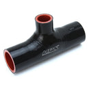 HPS Performance Silicone T Hose Coupler – Length 6", 4-ply Polyester, 350F | 150-THOSE-100-BLK - 150-THOSE-100-BLK
