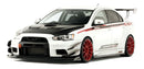 Varis Mitsubishi EVO X Front Diffuser & Front Bumper 08-15