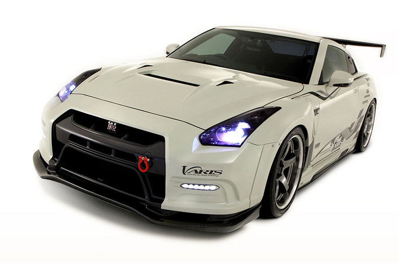 Varis Front Bumper (FRP) + Lip (Carbon) + Front Diffuser (FRP) with DRL ...