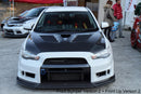 Varis Front Bumper Version 2 + Front Lip - Mitsubishi Evo X 08-15