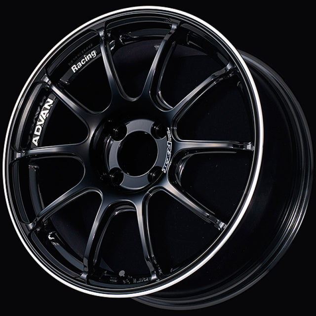 Advan RZII Wheel (STD Face) - 16x6.5 / Offset +45 / 4x100 (Racing Gloss Black & Ring)
