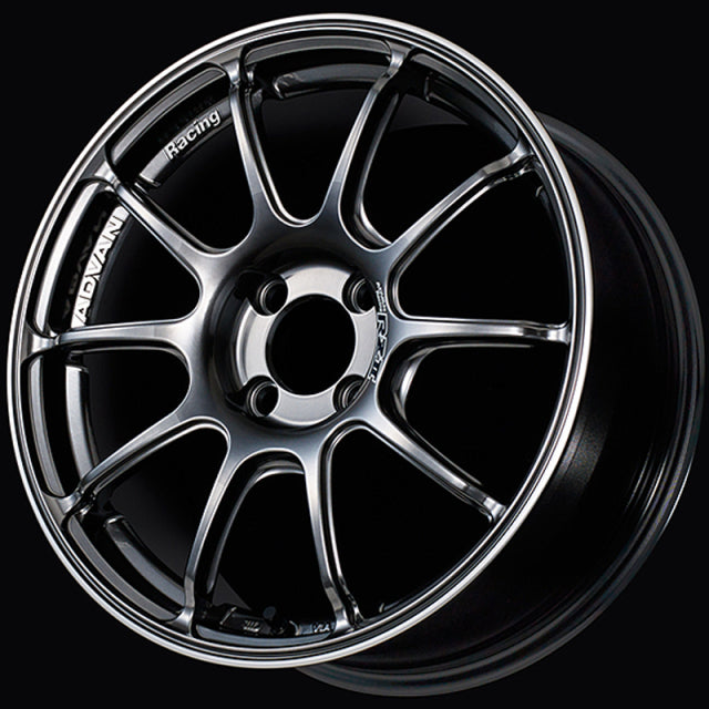 Advan RZII Wheel (STD Face) - 16x6.5 / Offset +38 / 4x100 (Racing Hyper Black & Ring)