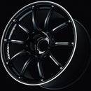Advan RZII Wheel (STD Face) - 18x7.0 / Offset +42 / 4x100 (Racing Gloss Black & Ring)