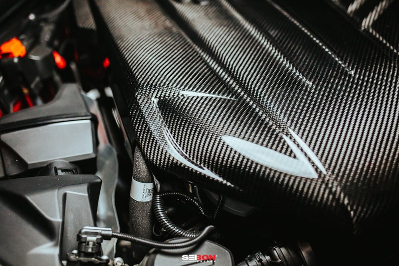 SEIBON Carbon Fiber Engine Cover - 2020+ Toyota GR Supra (A90)