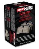 StopTech Sport Brake Pads (Rear) - 2013+ Subaru BRZ/Scion FR-S/Toyota GT86