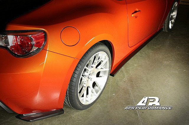 APR Performance Carbon Fiber Rear Bumper Skirts - 2013+ Subaru BRZ/Scion FR-S/Toyota GT86 FS-522008
