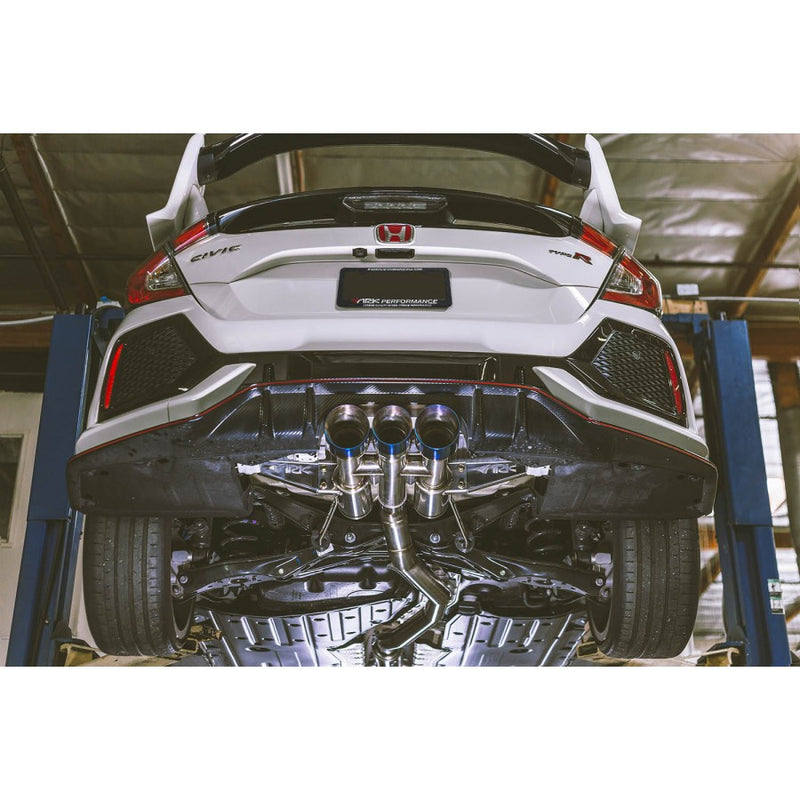ARK Performance DT-S Cat-Back Exhaust (Polished) - 2017+ Honda Civic Type R (FK8)