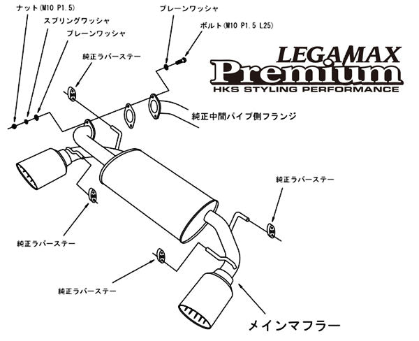 HKS Legamax Premium Exhaust - 2013+ Subaru BRZ/Scion FR-S/Toyota GT86