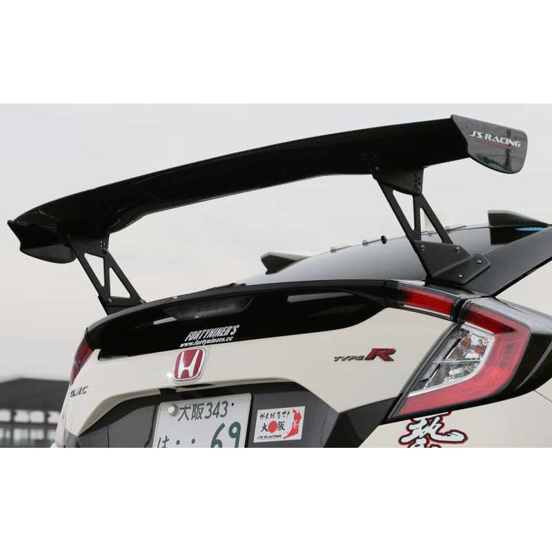 J's Racing Type-1 Carbon 3D GT Wing - 2017-2021 Honda Civic Type R (FK8)