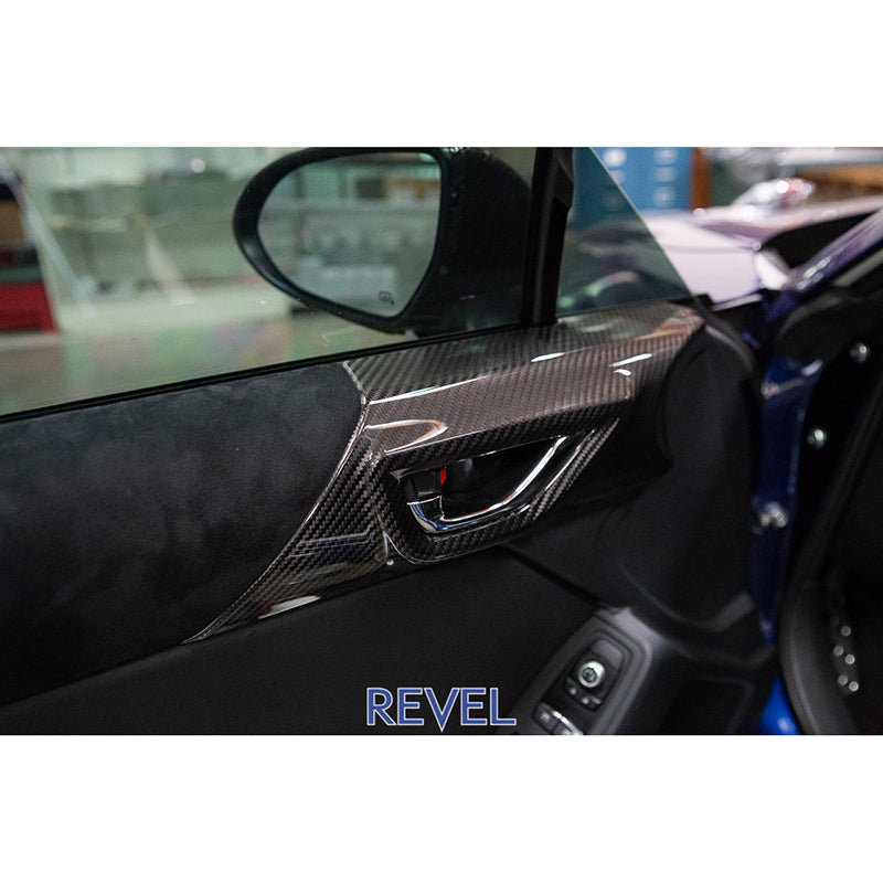 REVEL GT Dry Carbon Door Trim Covers - 2022+ Subaru BRZ/Toyota GR86