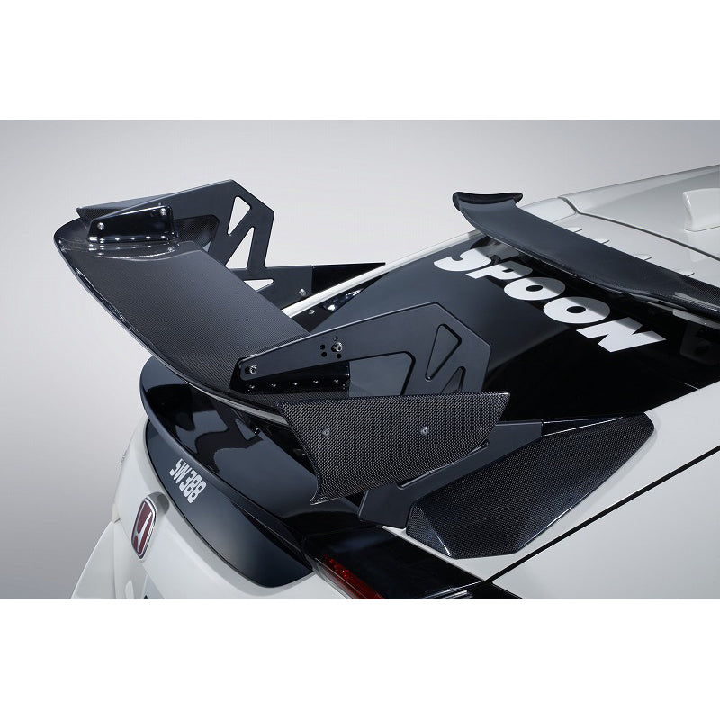 Spoon Sports Carbon Fiber Crane Neck GT Wing - 2017+ Honda Civic Type R (FK8)