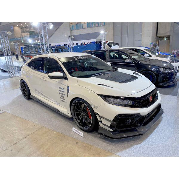 Varis Arising-II Side Skirt Set w/ Underboard (FRP/Carbon) - 2017+ Honda Civic Type R (FK8)