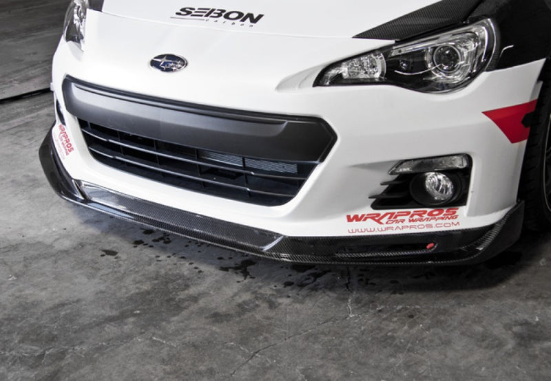 Seibon KC-Style Carbon Fiber Front Lip - 2013-2016 Subaru BRZ