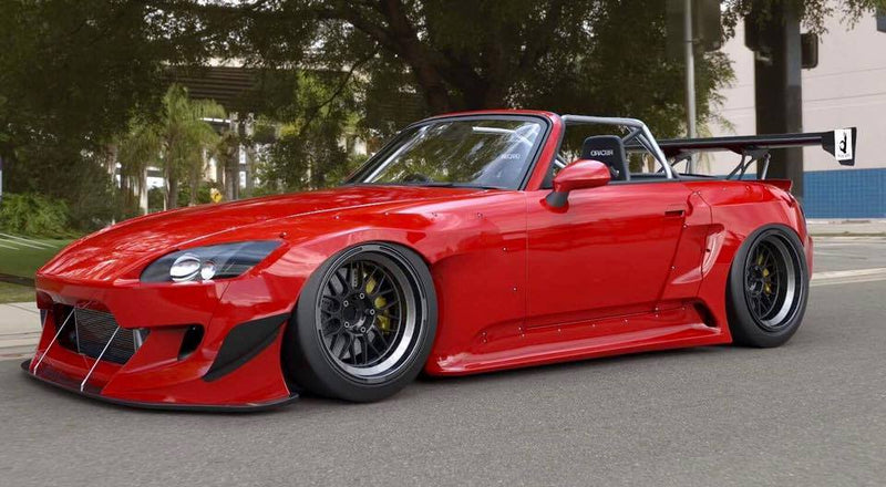 Pandem Wide-Body Aero Kit - 2000-2009 Honda S2000